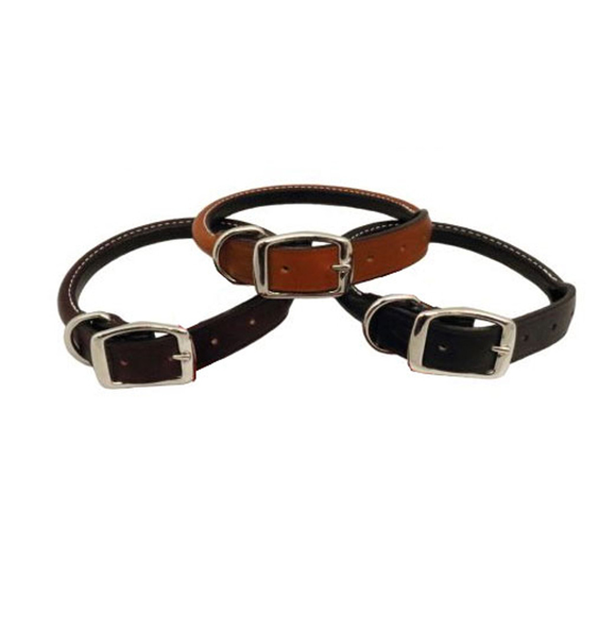 AB Rolled Leather Collar