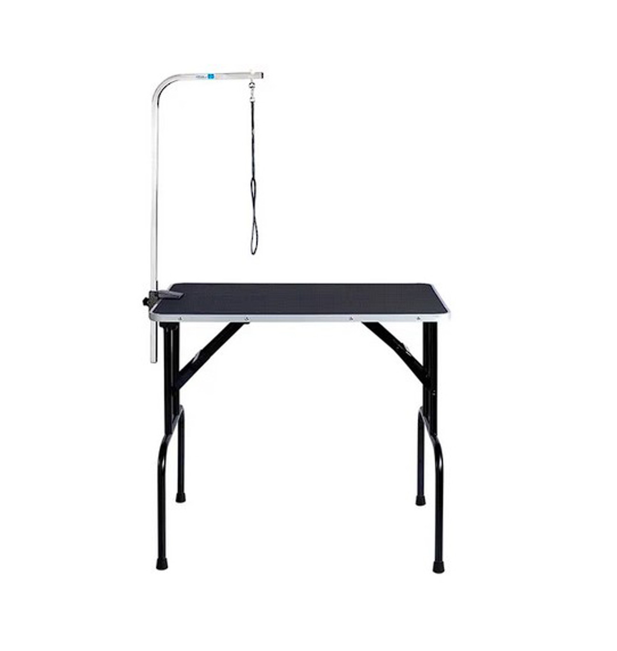 Black Folding Grooming Table & Arm