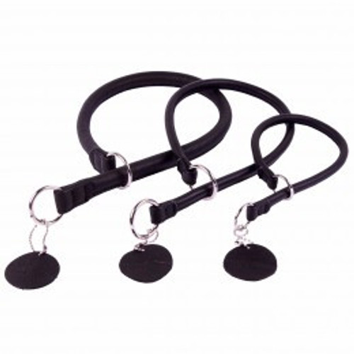 Soft Rolled Leather Choke  Collar Soft Rolled Leather Choke  Collar