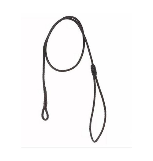 Braided Leather Loop Lead Thin