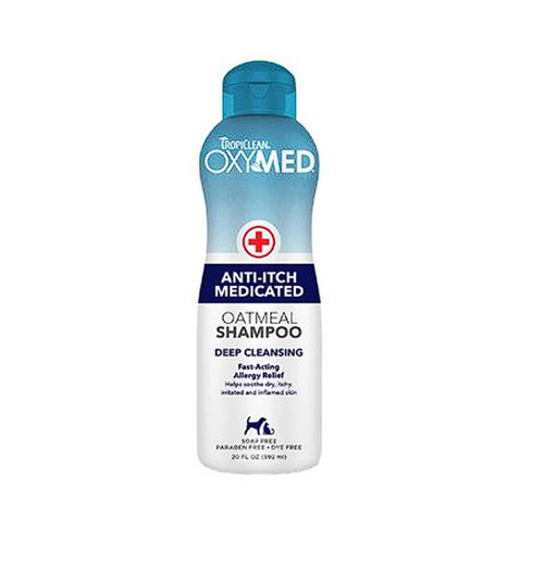 Tropiclean Oxymed Medicated Oatmeal Shampoo Tropiclean Oxymed Medicated Oatmeal Shampoo
