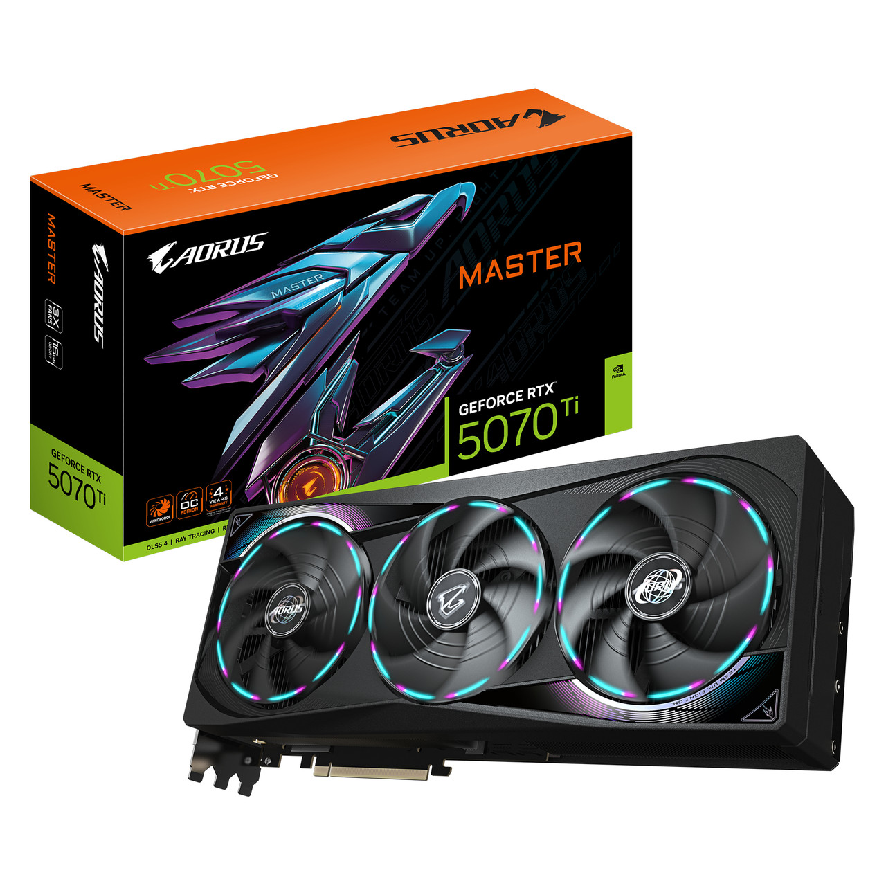 Volkov 　AORUS GeForce RTX 5070 AORUS GeForce RTX 5070 Ti MASTER 16G Graphics Card in AORUS