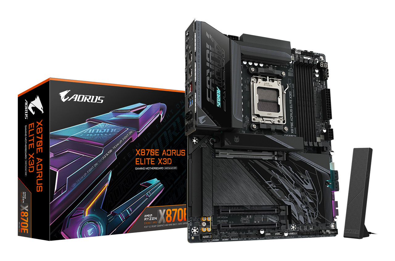 GIGABYTE　X870E AORUS ELITE X3D ［ATX］ X870E AORUS ELITE X3D Motherboard in AORUS Official Store | AORUS