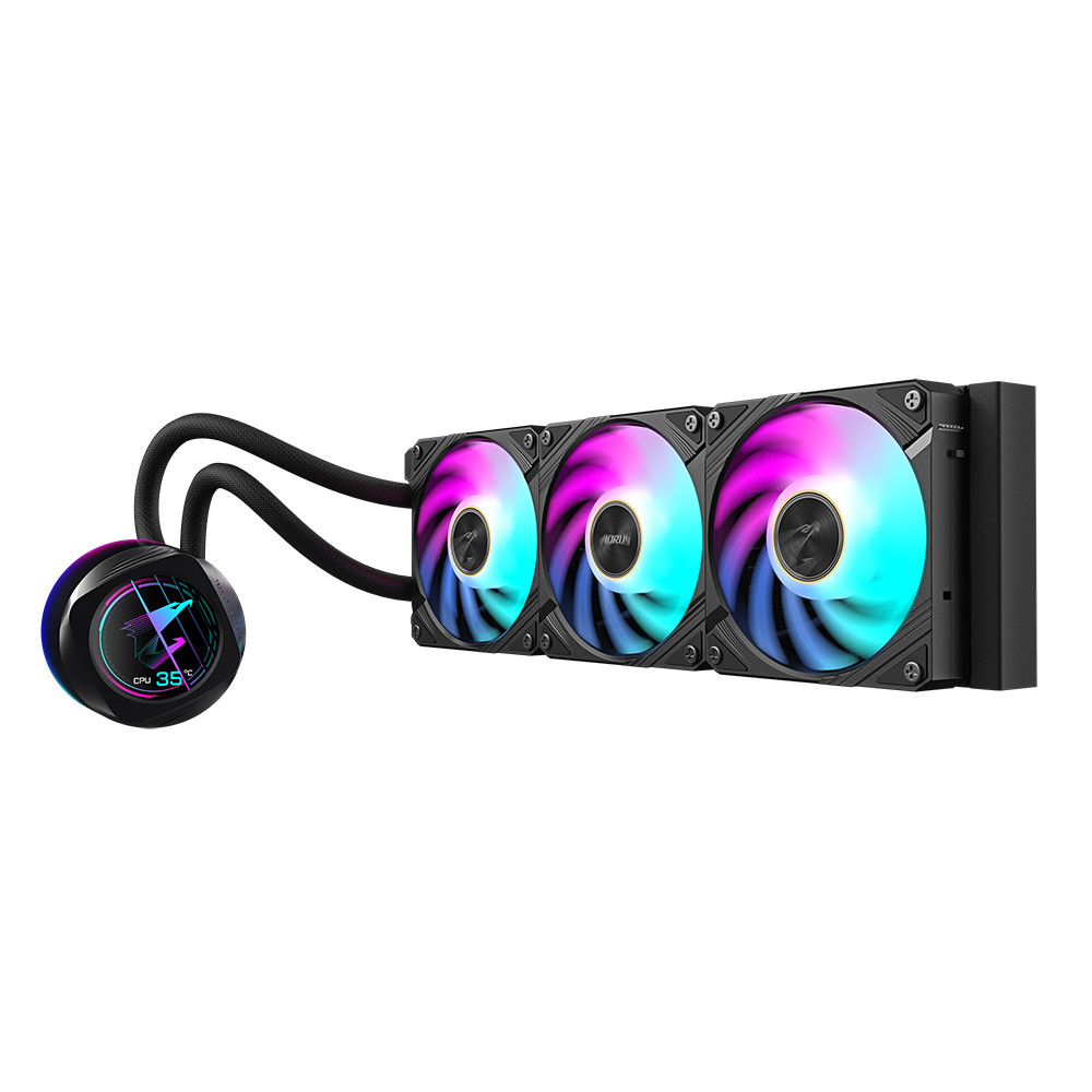 PC用ファン・クーラー AORUS WATERFORCE II 360 AORUS WATERFORCE X II 360 AIO Liquid CPU Cooler in AORUS Official