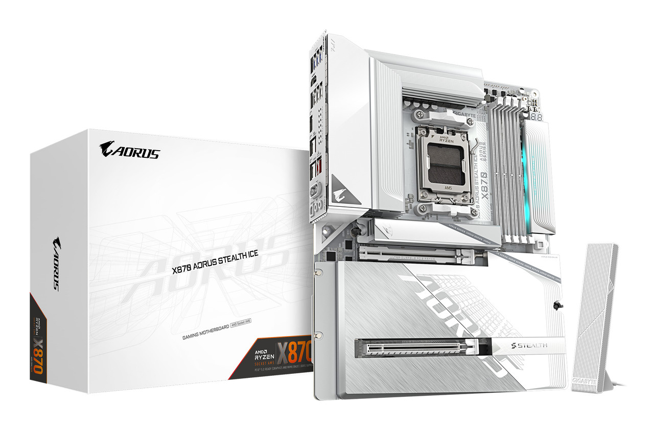 X870 AORUS STEALTH ICE マザーボード X870 AORUS STEALTH ICE Motherboard in AORUS Official Store | AORUS