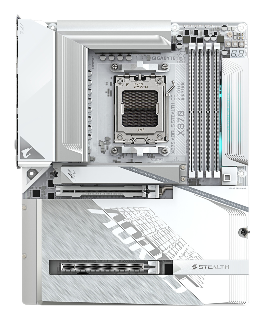 X870 AORUS STEALTH ICE Motherboard in AORUS Official Store | AORUS
