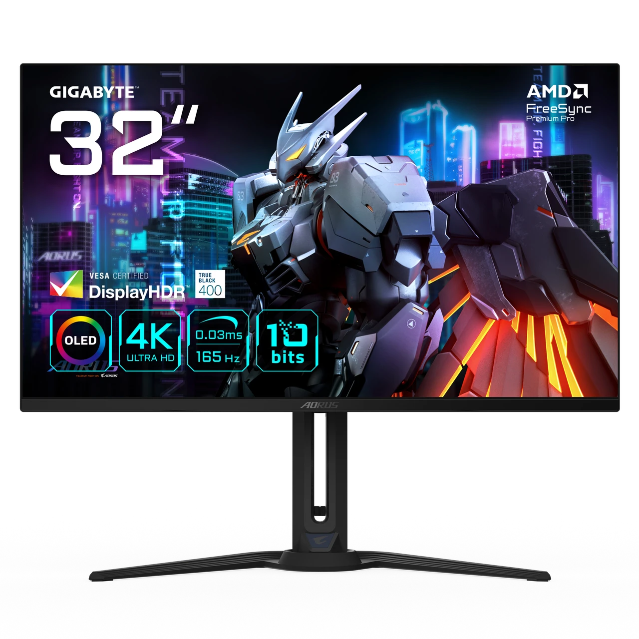 AORUS F132U 32インチ UHD 4K 144hz モニター AORUS FO32U 32
