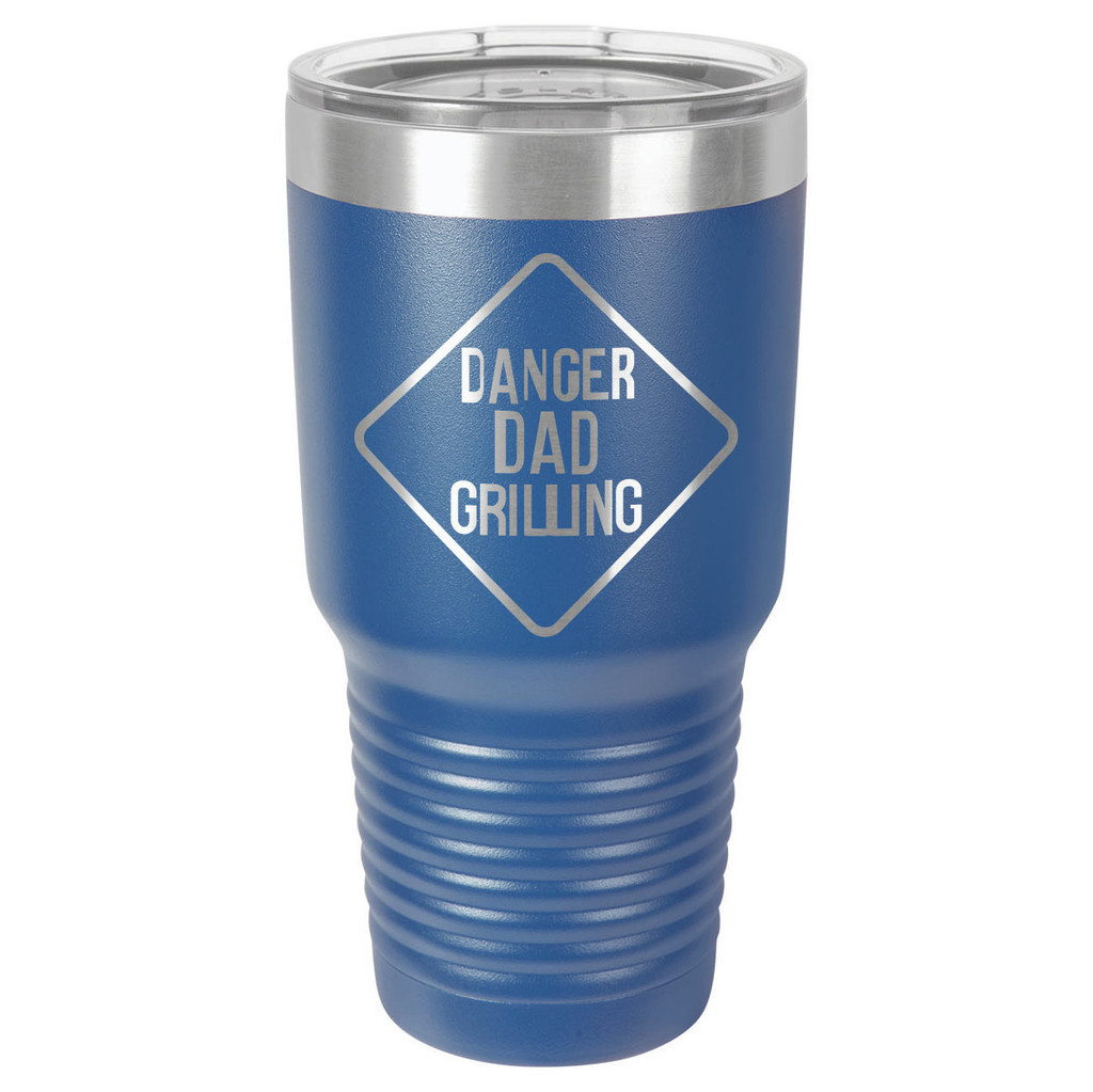 DANGER DAD GRILLING 30 oz Drink Tumbler With Straw