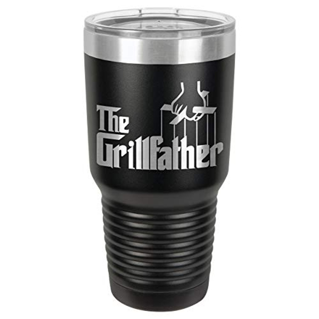 THE GRILLFATHER 30 oz Drink Tumbler With Straw