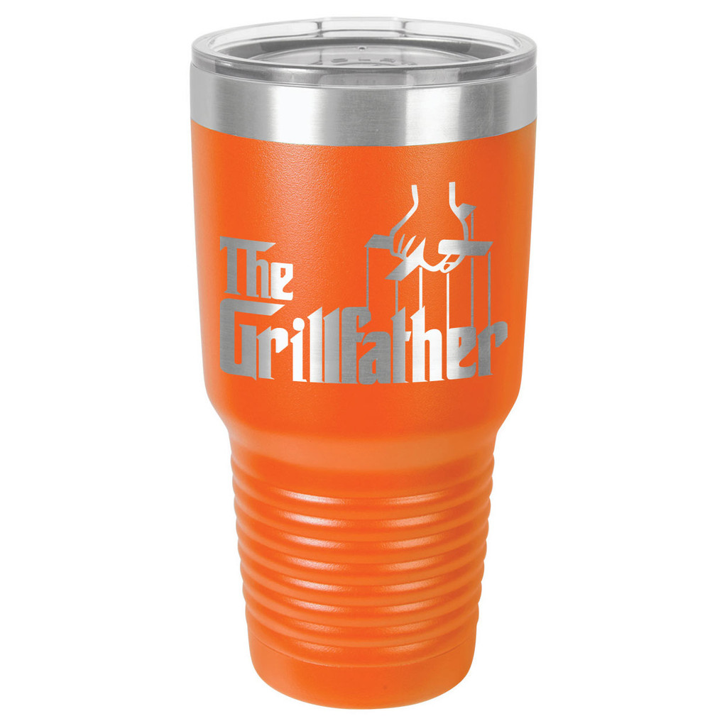 THE GRILLFATHER 30 oz Drink Tumbler With Straw