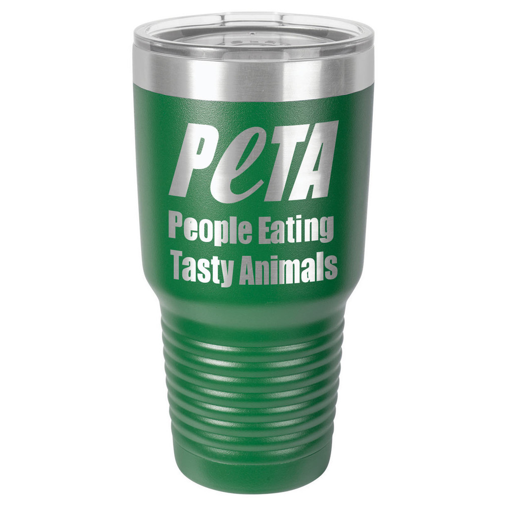 PEOPLE EATING TASTY ANIMALS 30 oz Drink Tumbler With Straw