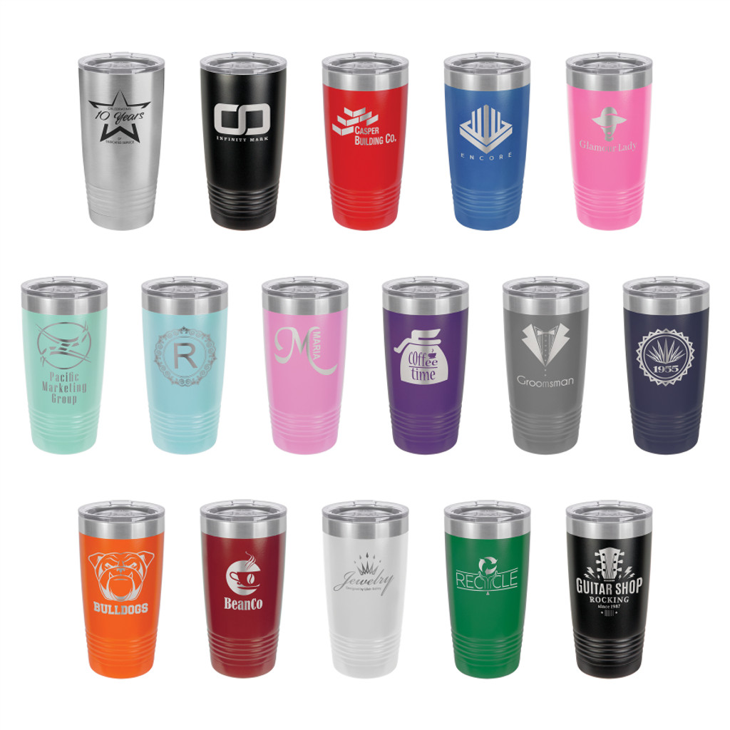 DRINK BEER GRILL THINGS 20 oz Drink Tumbler With Straw