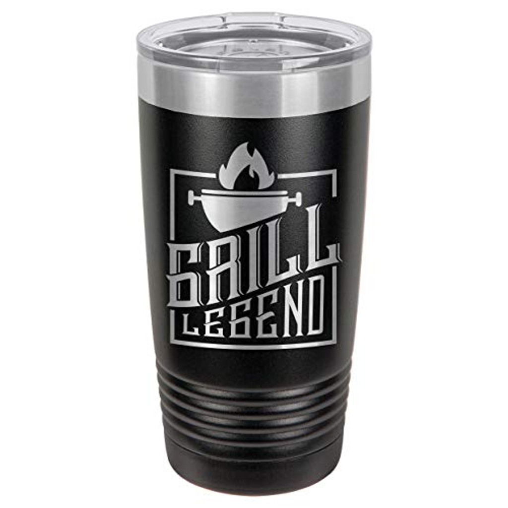 GRILL LEGEND 20 oz Drink Tumbler With Straw