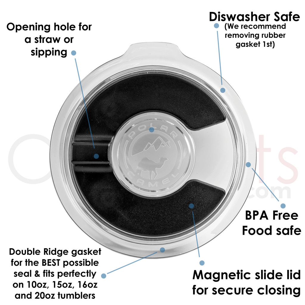 Polar Camel Replacement Magnetic Lid - 30 and 40 oz