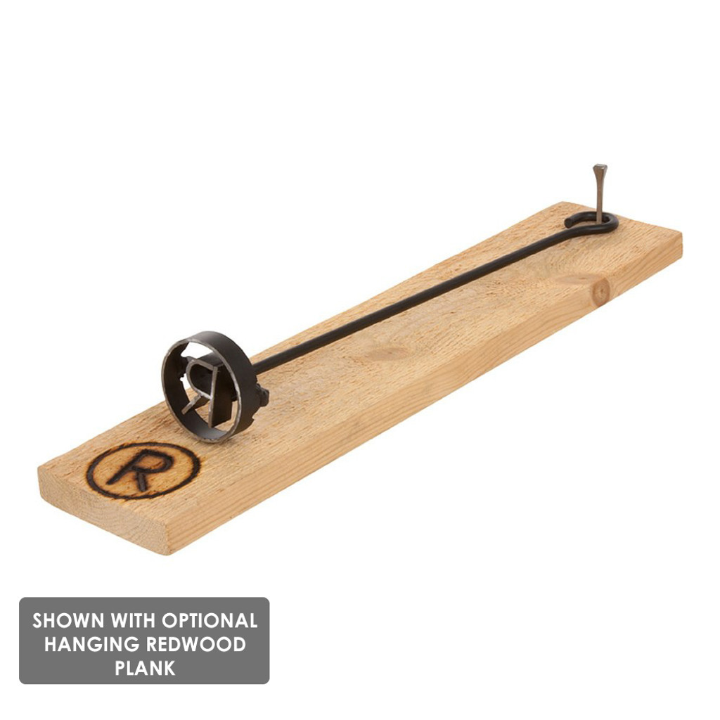 Arrowhead BBQ Branding Iron with plank