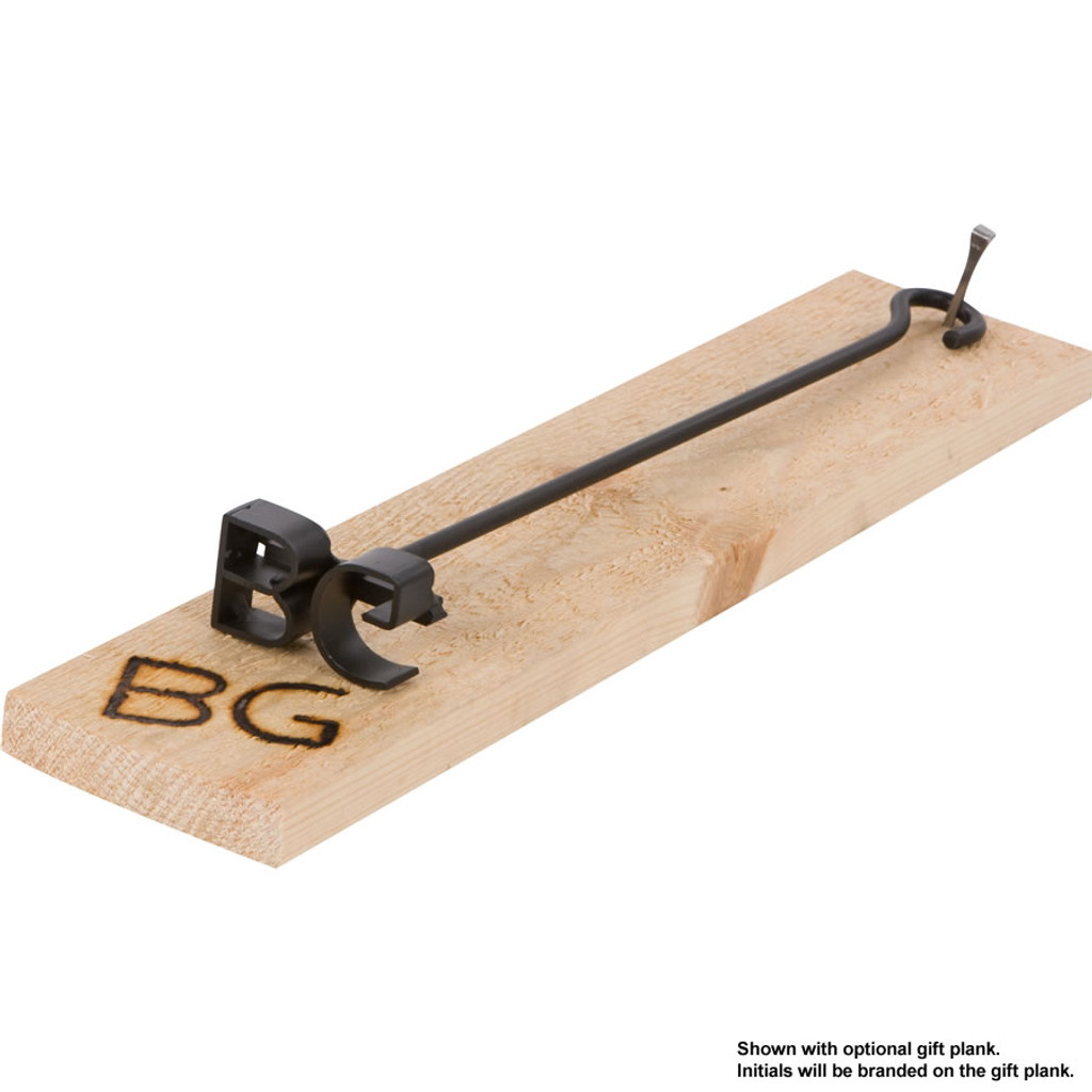 Classic monogram branding iron plank