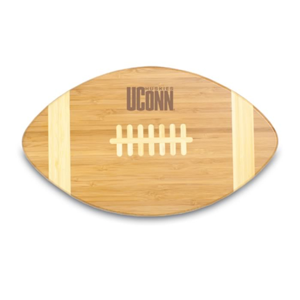Connecticut Huskies Engraved Football Cutting Board