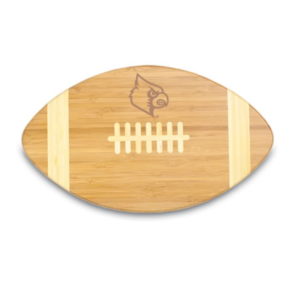 Louisville Cardinals Engraved Football Cutting Board