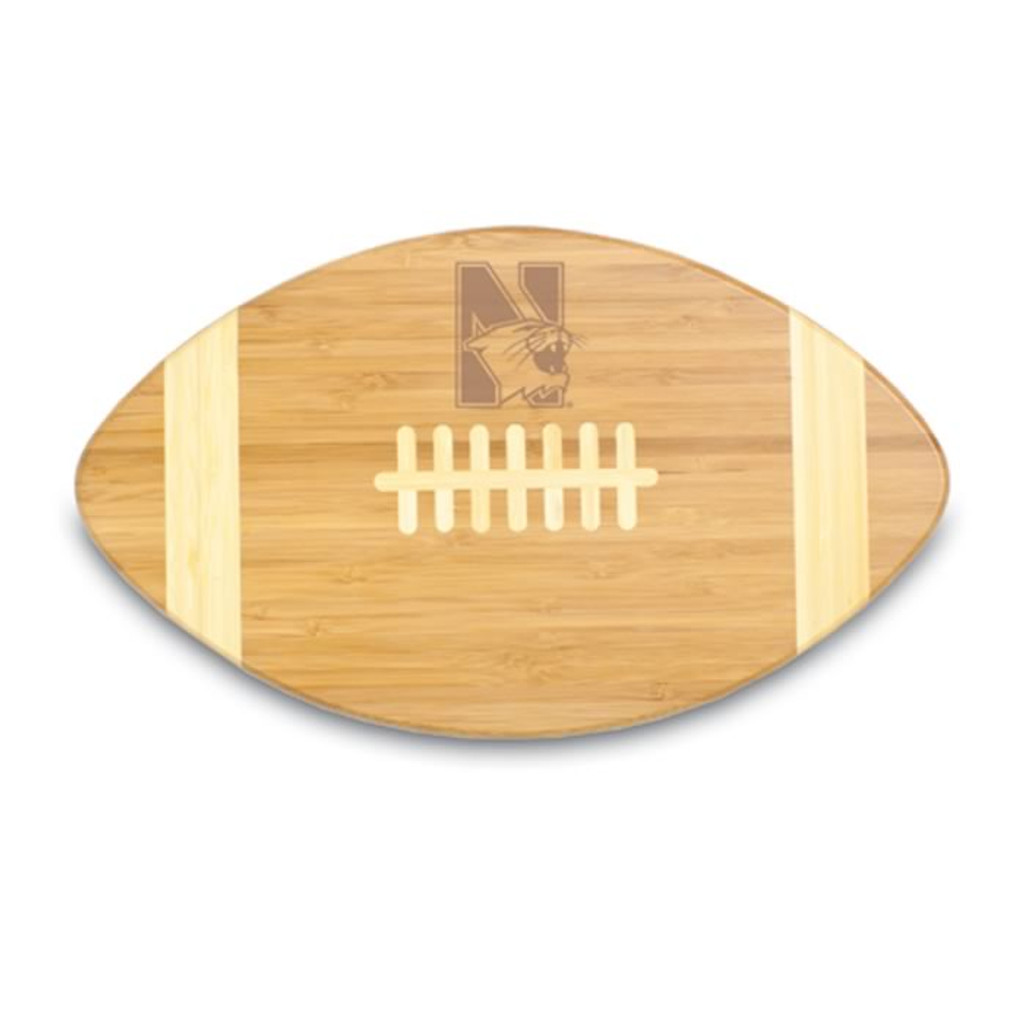 Northwestern Wildcats Engraved Football Cutting Board