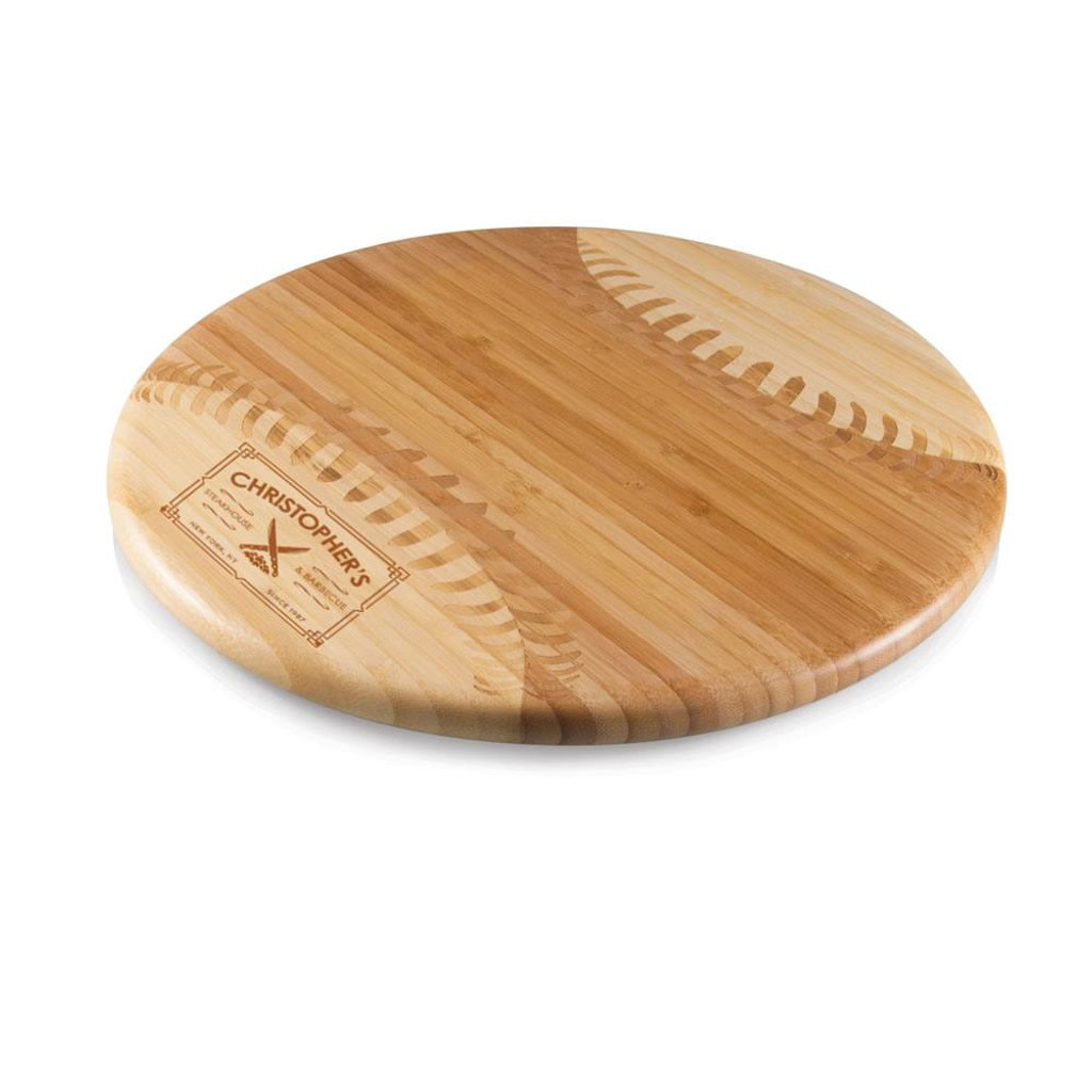 Steakhouse Personalized Baseball Cutting Board