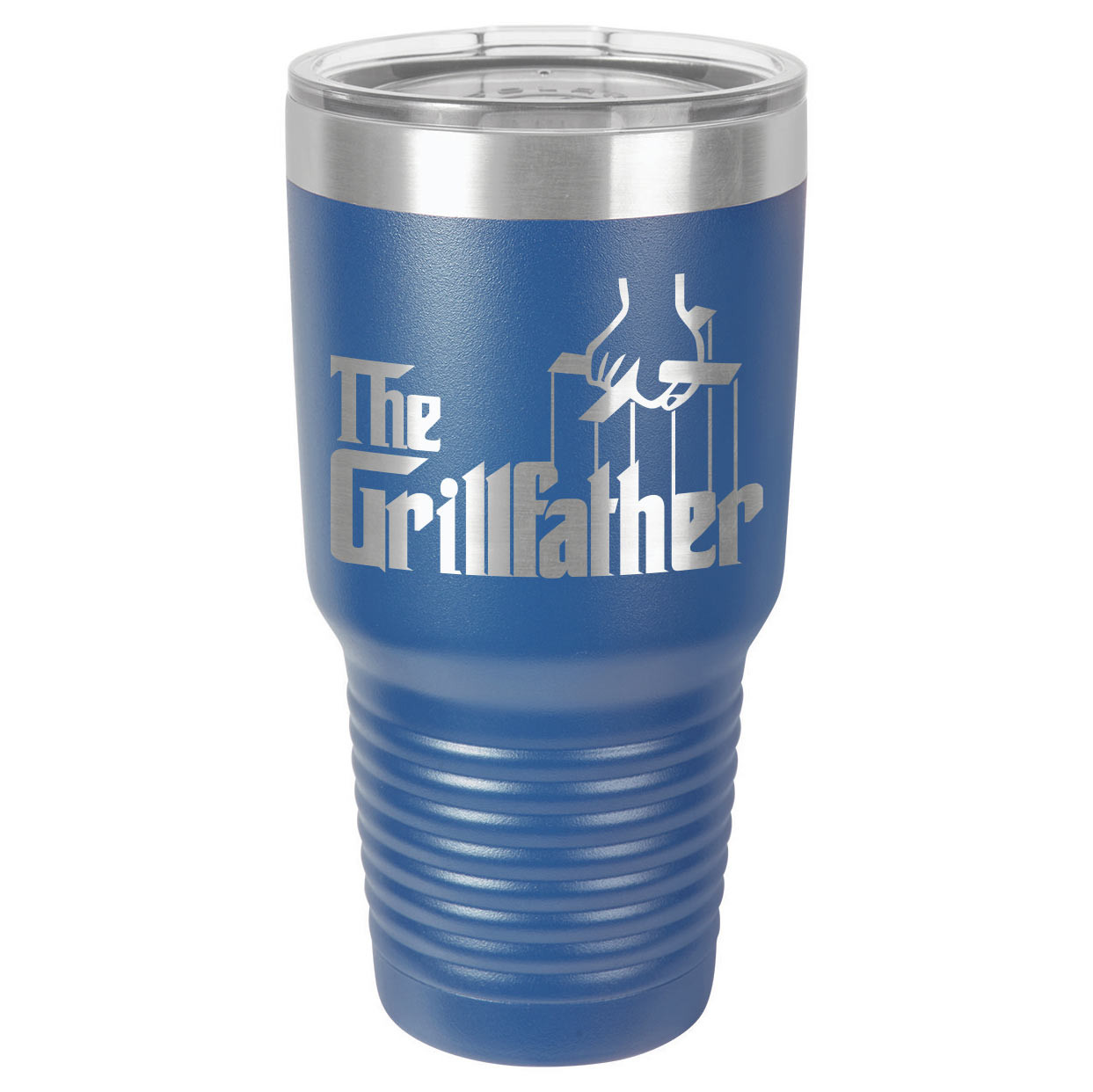 THE GRILLFATHER 30 oz Drink Tumbler With Straw - Thumbnail 4
