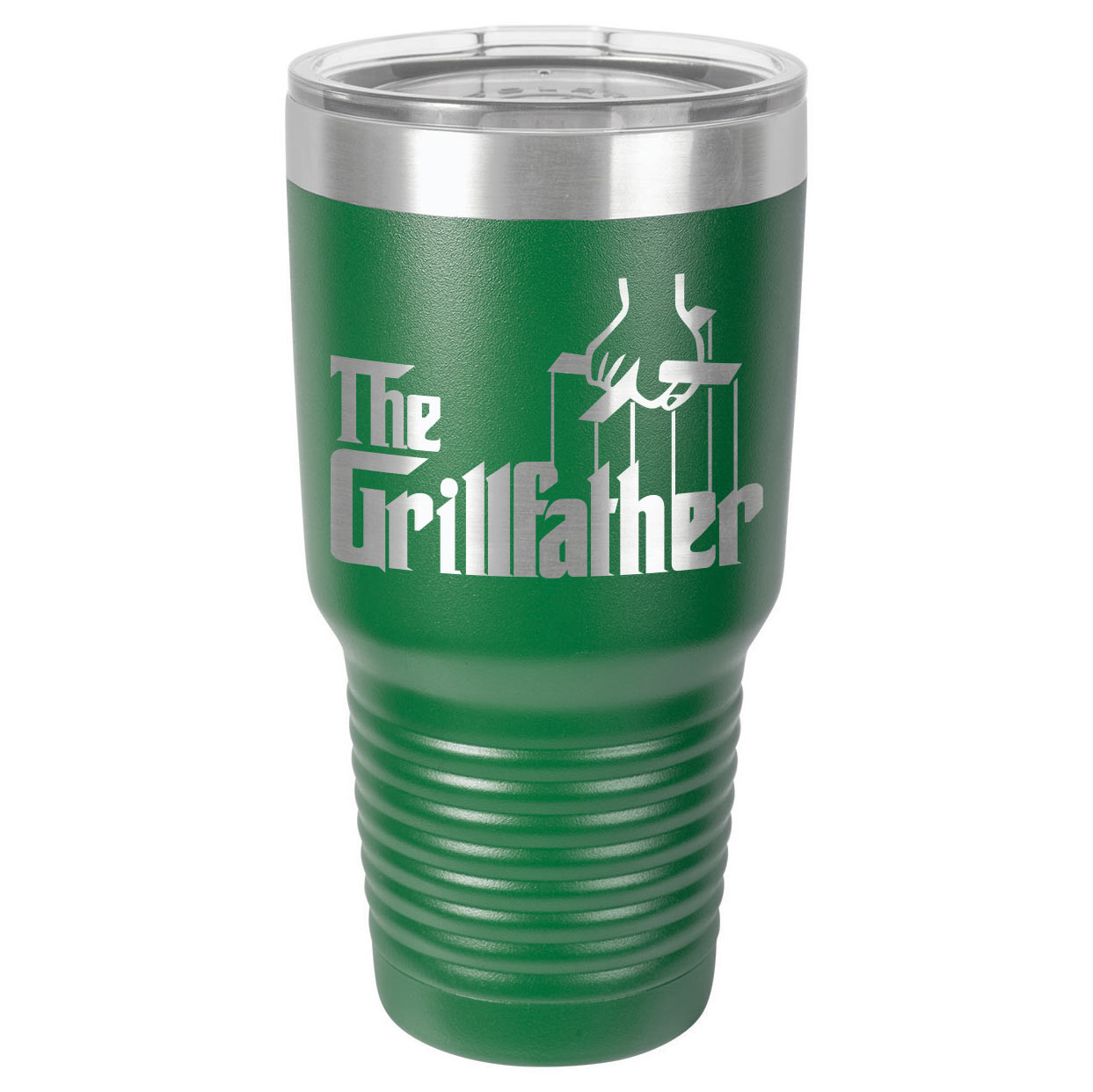 THE GRILLFATHER 30 oz Drink Tumbler With Straw - Thumbnail 2