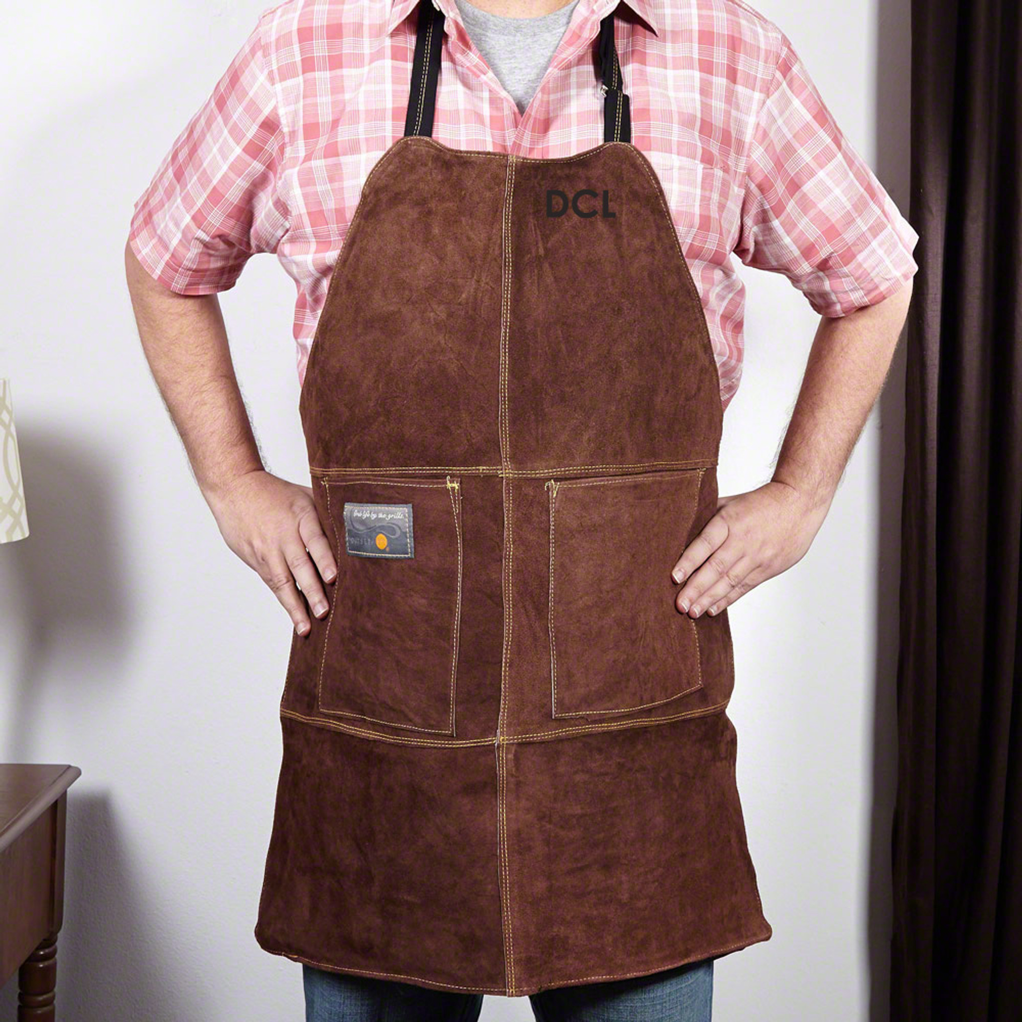 Outset Leather BBQ Apron - Brown : BBQGuys