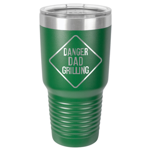 DANGER DAD GRILLING 30 oz Drink Tumbler With Straw