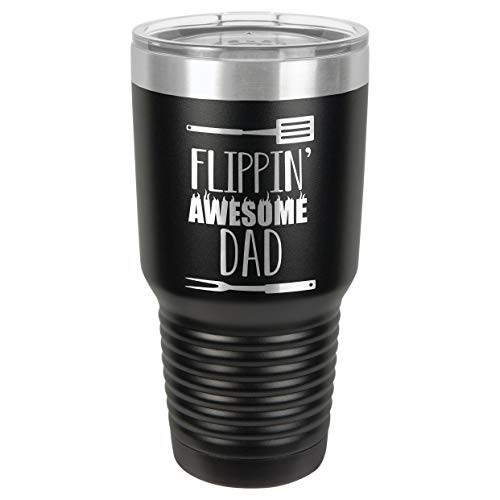 FLIPPIN DAD 30 oz Drink Tumbler With Straw