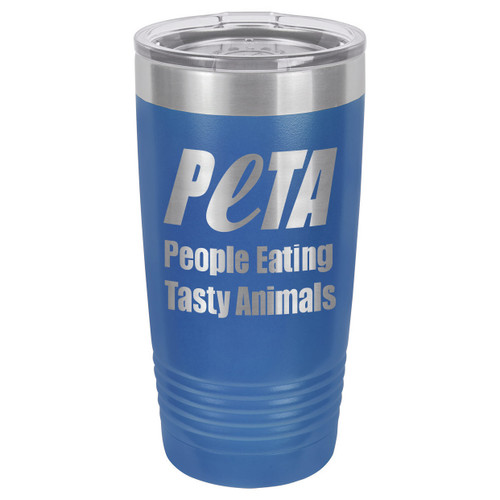 PEOPLE EATING TASTY ANIMALS 20 oz Drink Tumbler With Straw