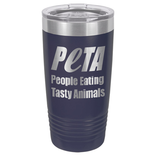 PEOPLE EATING TASTY ANIMALS 20 oz Drink Tumbler With Straw