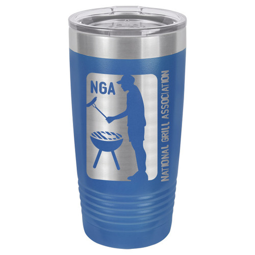 NATIONAL GRILL ASSOCIATION 20 oz Drink Tumbler With Straw