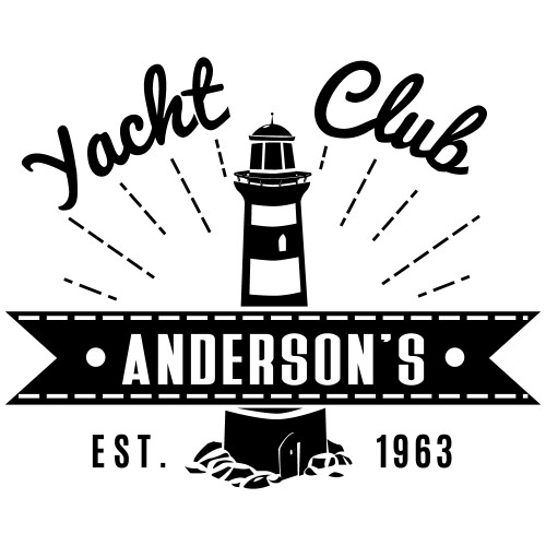 yacht club laser engraved design