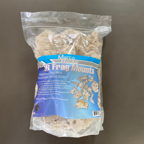 MR Frag Mounts 9 lb Bag - Natural or Coralline MR Frag Mounts 9 lb Bag - Natural or Coralline