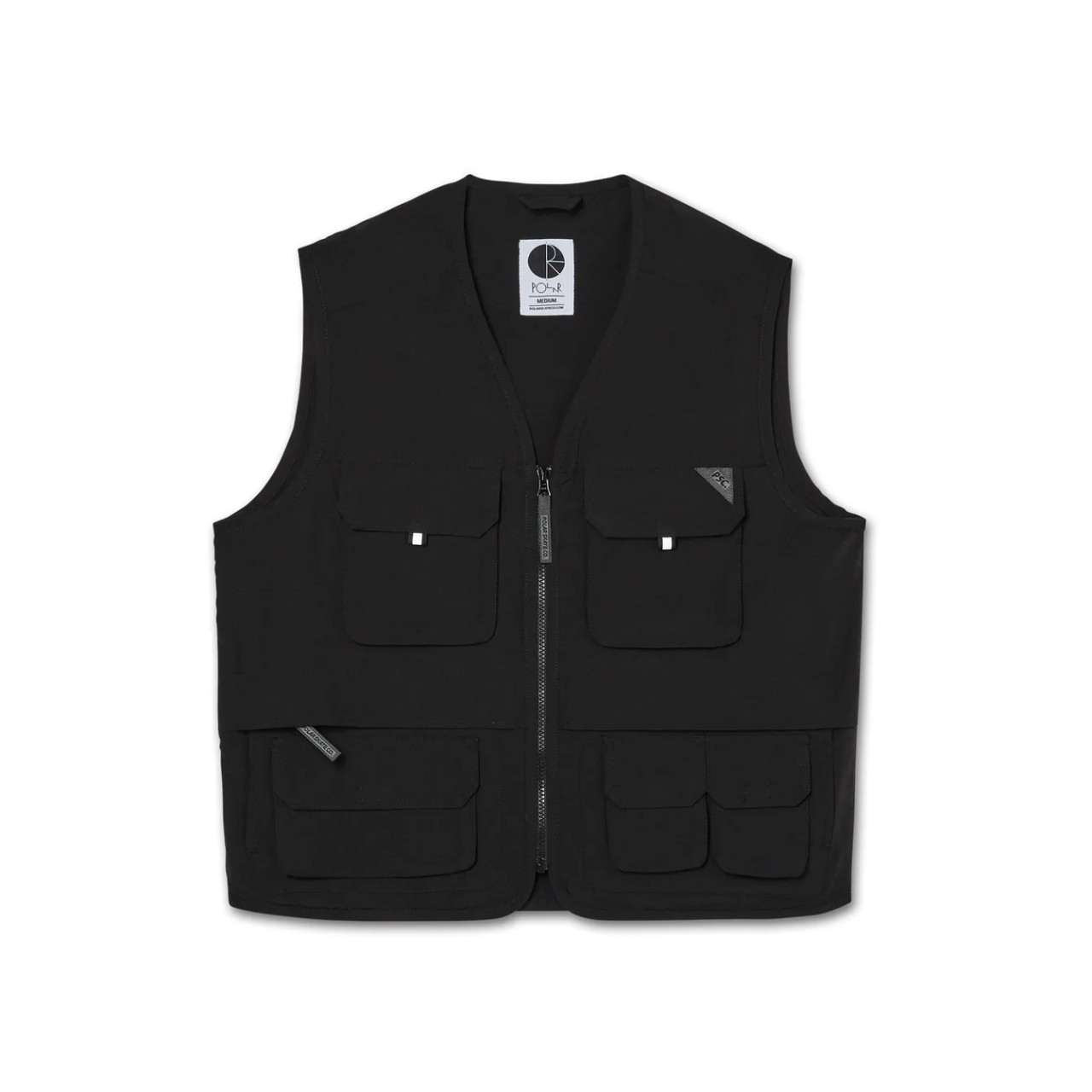 Polar Utility Vest - Black - Influence Boardshop