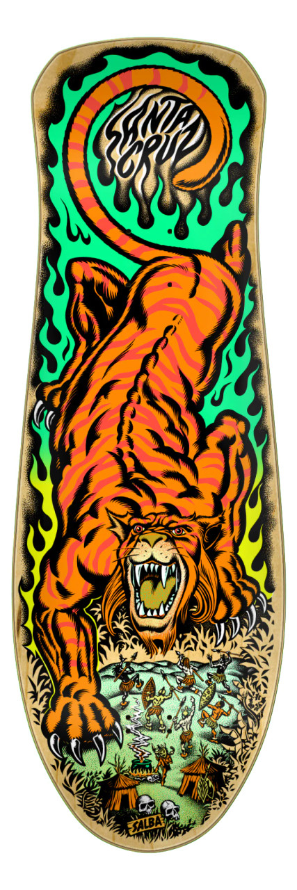 Santa Cruz Reissue Deck - Salba Tiger - 10.3 - Influence Boardshop