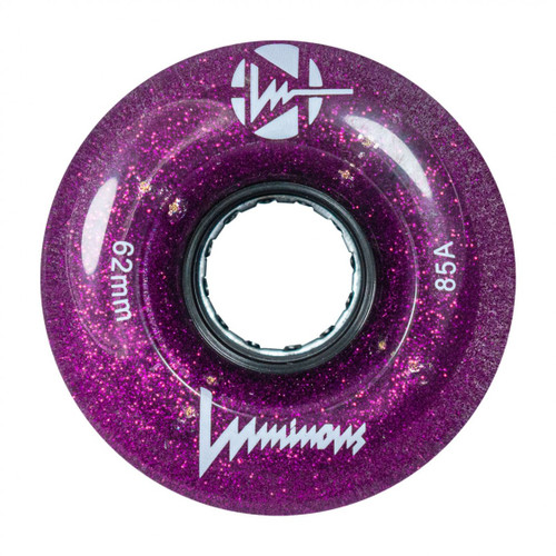 Luminous LED Quad Wheels - Purple Haze - 62mm/85A