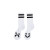 Polar Happy Sad Socks - White
