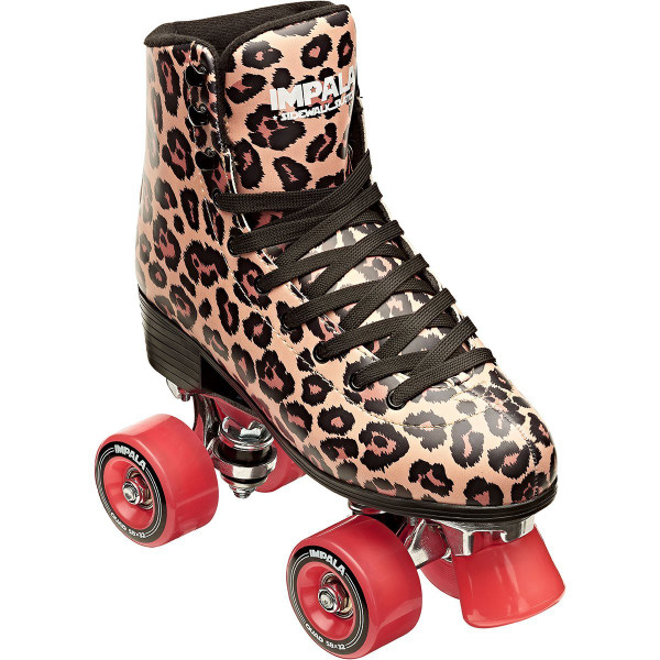 Impala Quad Roller Skates - Leopard