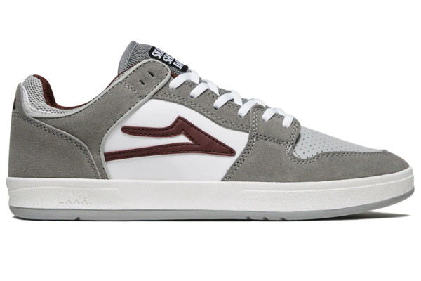Lakai Telford Low SK8Shop Day Grey Burgundy