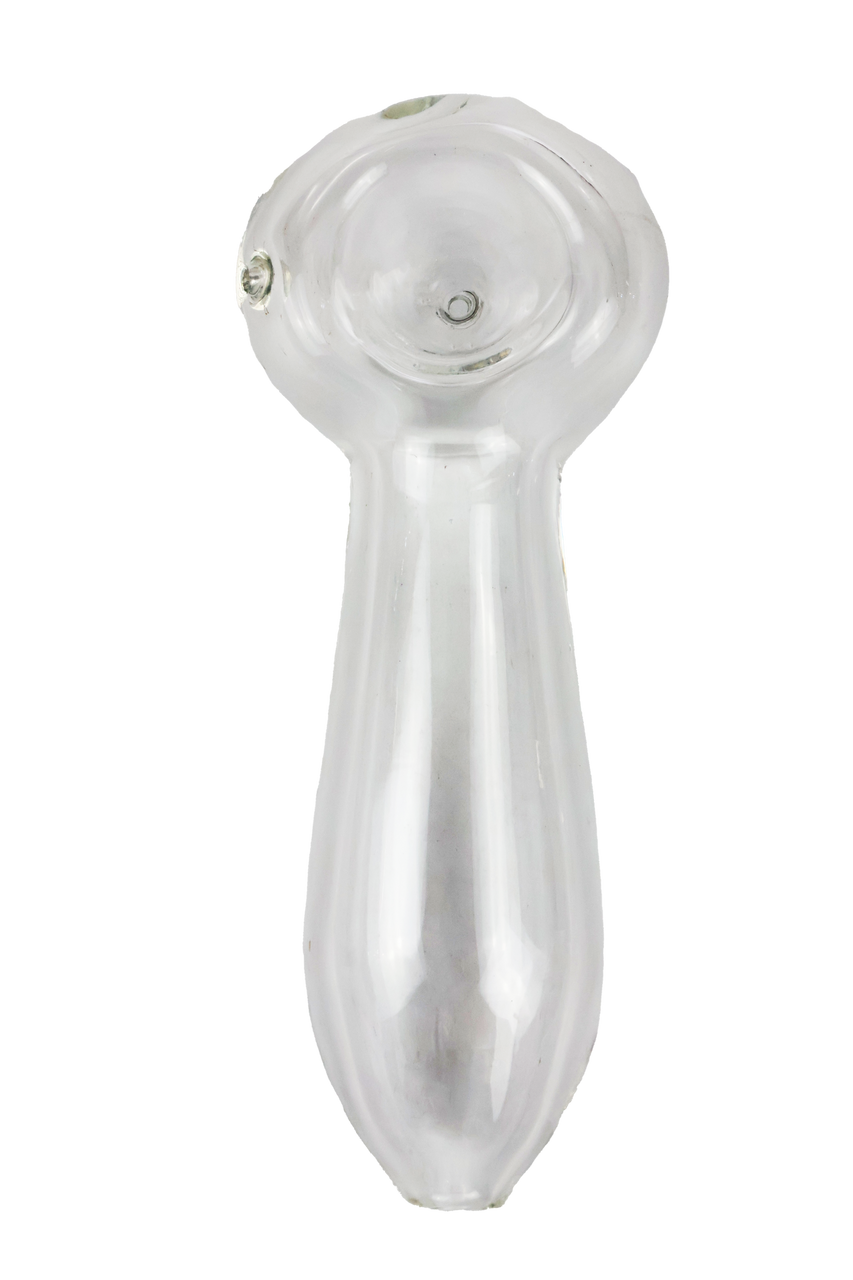 4" Clear Custom Glass Pipe