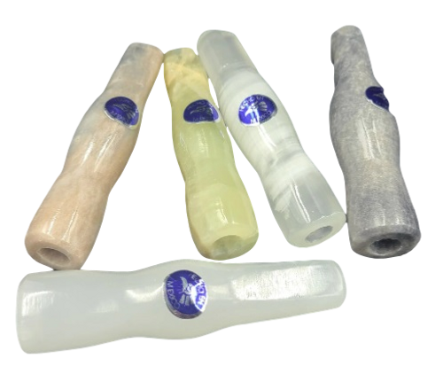 3" Natural Stone Chillum | Assorted Colors and Stones