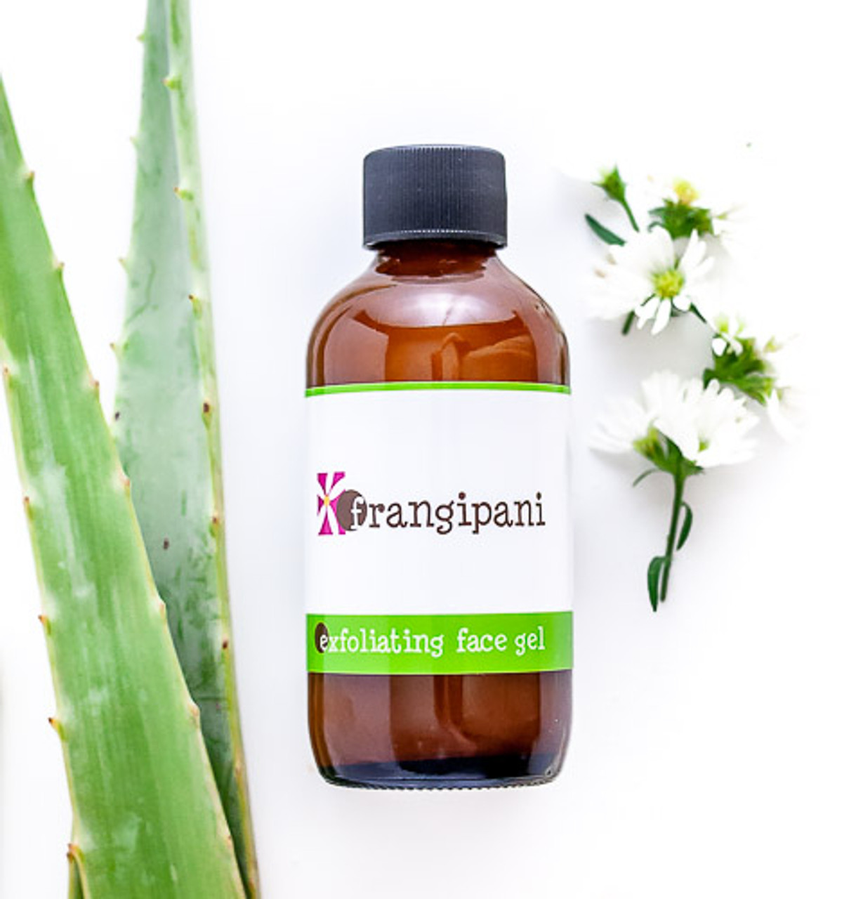 Exfoliating Face Gel | Frangipani Body Products | Natural Face Scrub