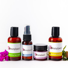 Frangipani Trial Balanced Triple Set with Grapefruit Body Oil - Dry Skin