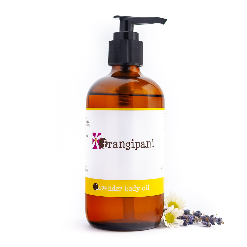 Lavender Body Oil Frangipani Body Products Dry Skin
