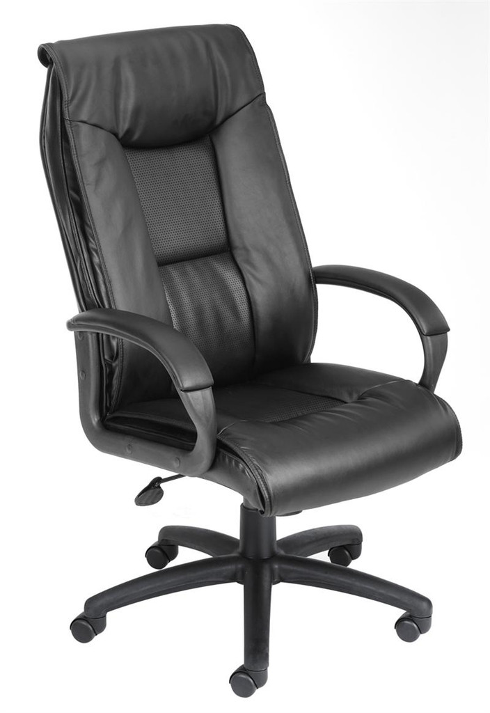 NEW Chairs EXECUTIVE LEATHER PLUS CHAIR(LF-0005)WITH PADDED ARM