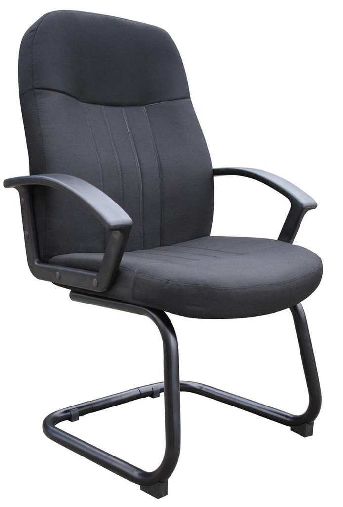 BOSS Office Furniture BLACK FABRIC GUEST CHAIR