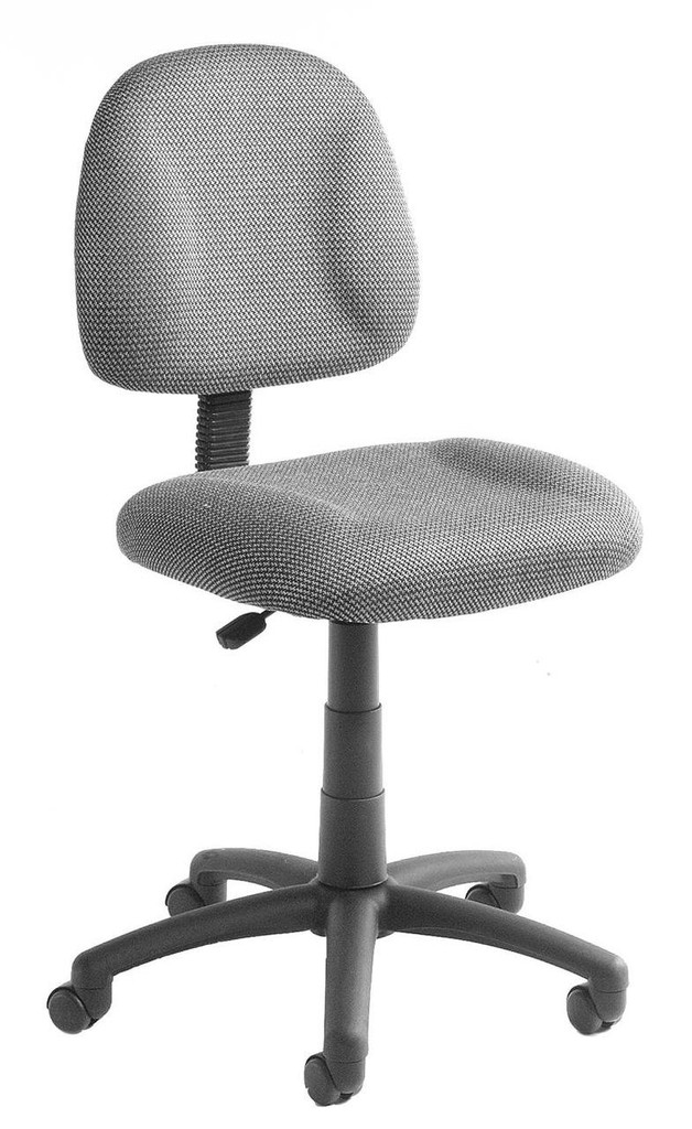 BOSS GRAY FABRIC DELUXE POSTURE CHAIR,BL-0032