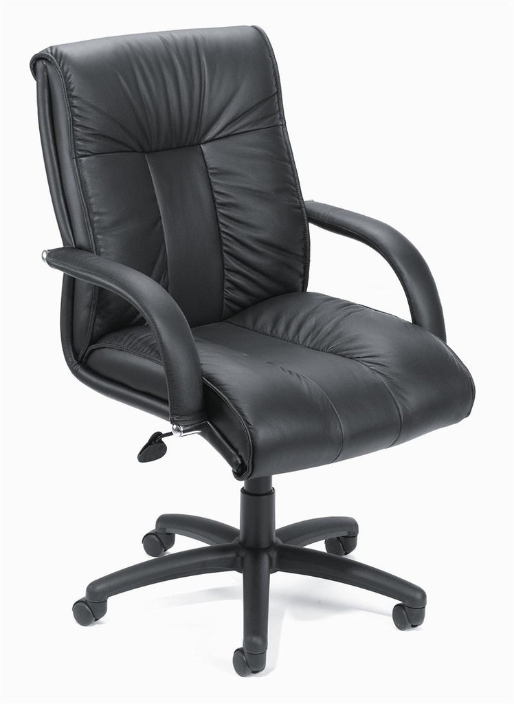 BOSS ITALIAN LEATHER LOW BACK W/SPRING