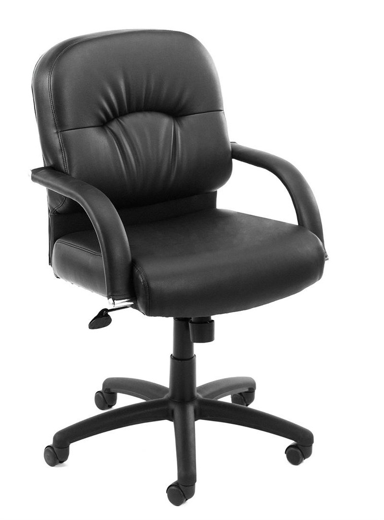 BOSS Chair MID BACK CARESSOFT CHAIR  BK